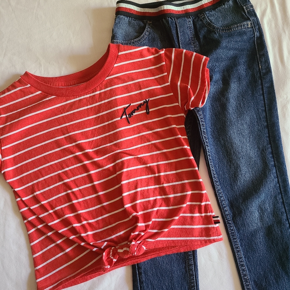 TOMMY HILFIGER girls 2 piece set